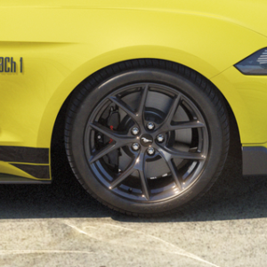 Platišče iz lahke zlitine 19" spredaj. Siva